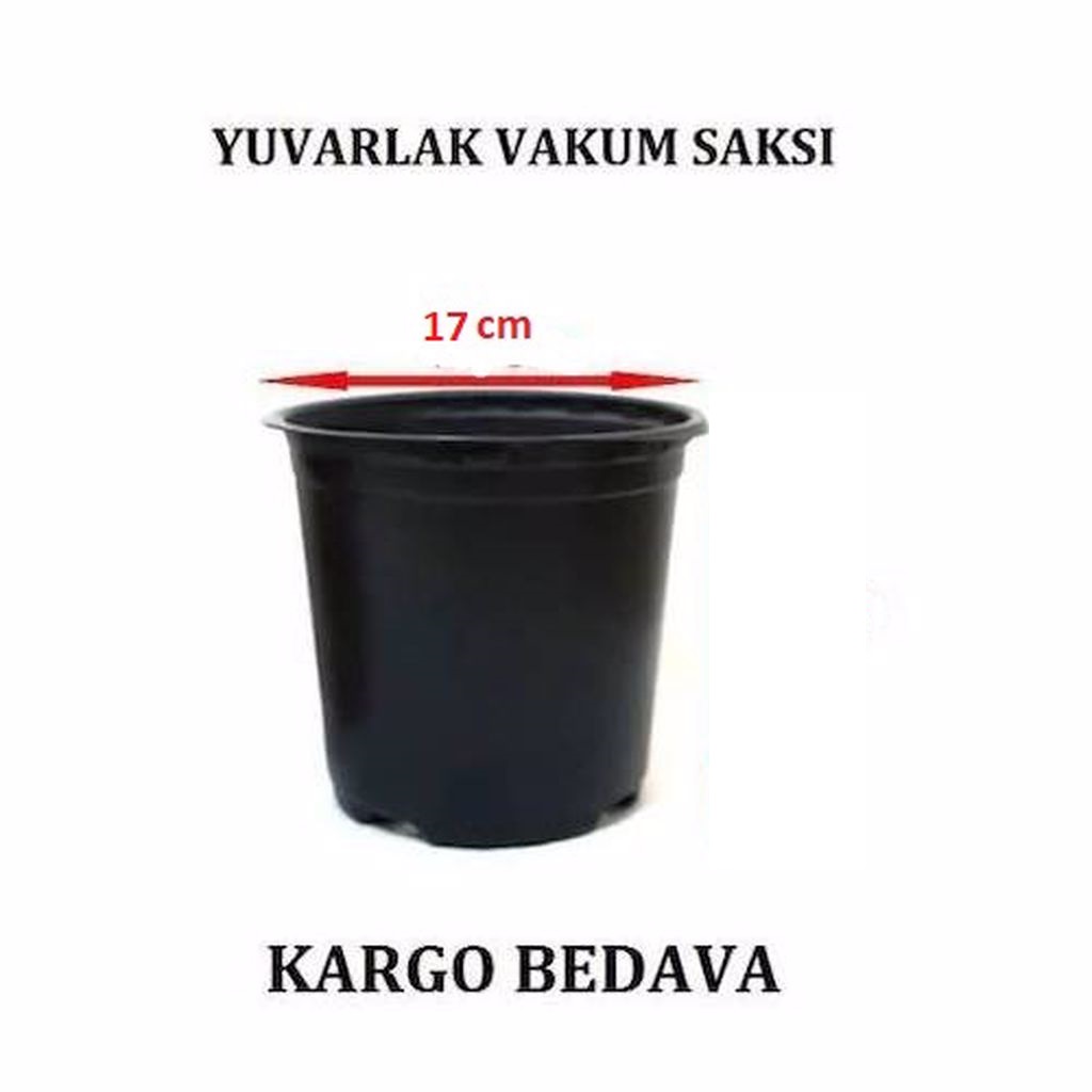 Yuvarlak Vakum Ucuz Çiçek Fide Fidan Üretim Saksısı 17cm 100 Adet-1 -_1024x1024